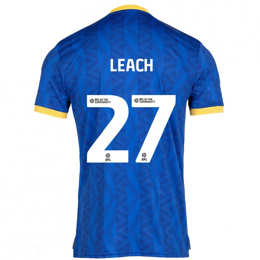 Danxen Damen Ed Leach #27 Marine Gelb Heimtrikot Trikot 2025/26 T-Shirt Österreich