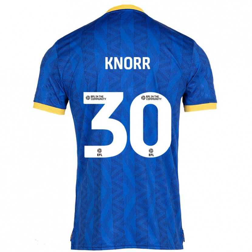 Danxen Damen Dior Knorr #30 Marine Gelb Heimtrikot Trikot 2025/26 T-Shirt Österreich