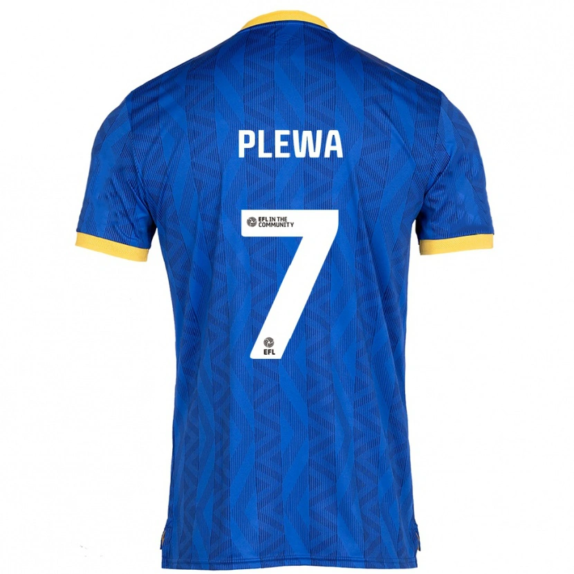 Danxen Damen Emma Plewa #7 Marine Gelb Heimtrikot Trikot 2025/26 T-Shirt Österreich