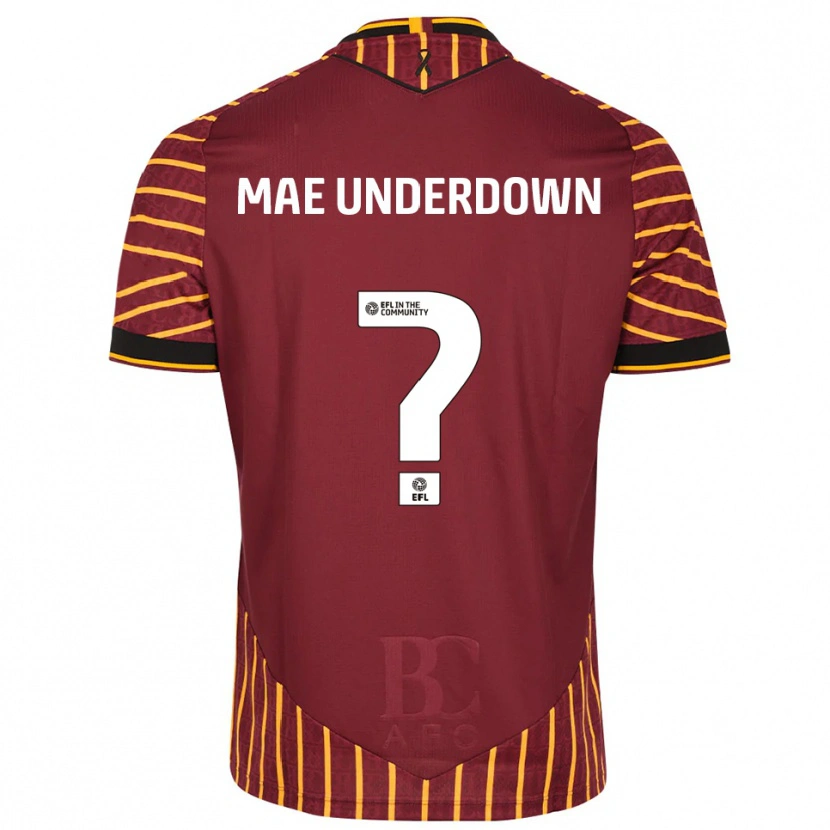 Danxen Damen Kanisha Mae Underdown #0 Orange Burgunderrot Heimtrikot Trikot 2025/26 T-Shirt Österreich
