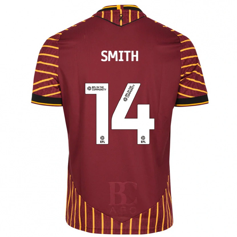 Danxen Damen Tyler Smith #14 Orange Burgunderrot Heimtrikot Trikot 2025/26 T-Shirt Österreich