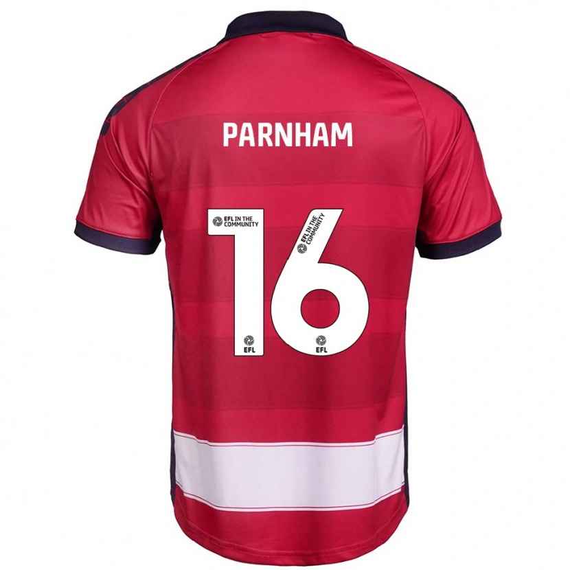 Danxen Damen Arianne Parnham #16 Rot Weiß Heimtrikot Trikot 2025/26 T-Shirt Österreich
