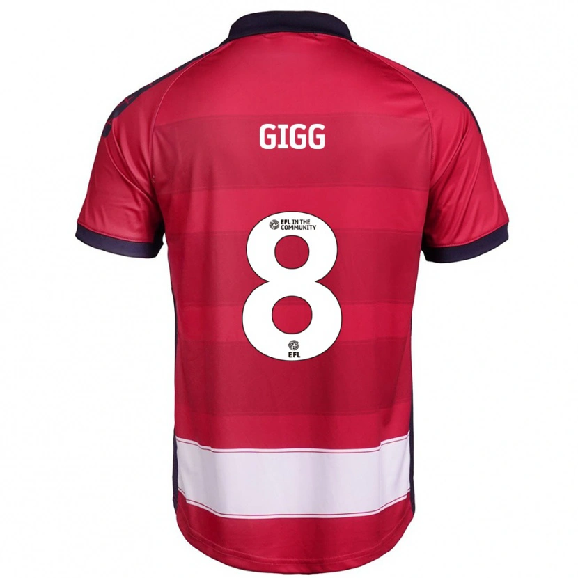 Danxen Damen Izzy Gigg #8 Rot Weiß Heimtrikot Trikot 2025/26 T-Shirt Österreich