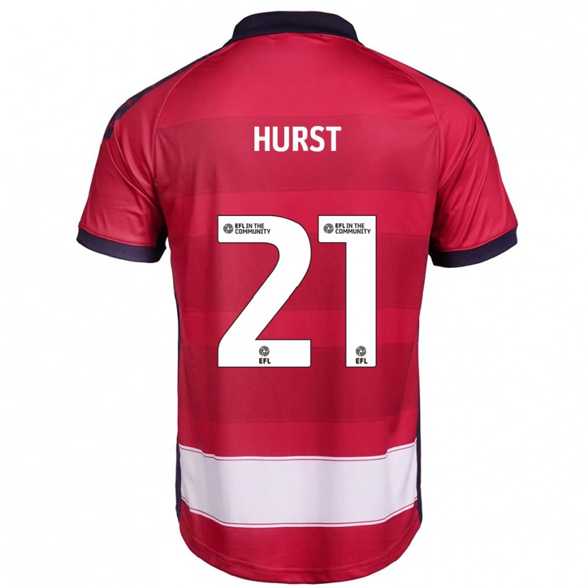 Danxen Damen Kyle Hurst #21 Rot Weiß Heimtrikot Trikot 2025/26 T-Shirt Österreich