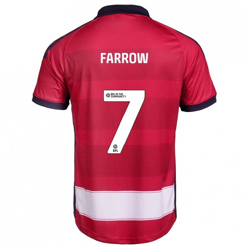 Danxen Damen Lucy Farrow #7 Rot Weiß Heimtrikot Trikot 2025/26 T-Shirt Österreich