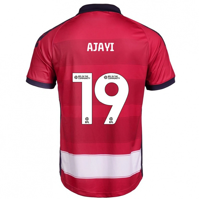 Danxen Damen Damola Ajayi #19 Rot Weiß Heimtrikot Trikot 2025/26 T-Shirt Österreich