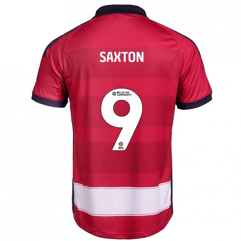 Danxen Damen Jasmine Saxton #9 Rot Weiß Heimtrikot Trikot 2025/26 T-Shirt Österreich
