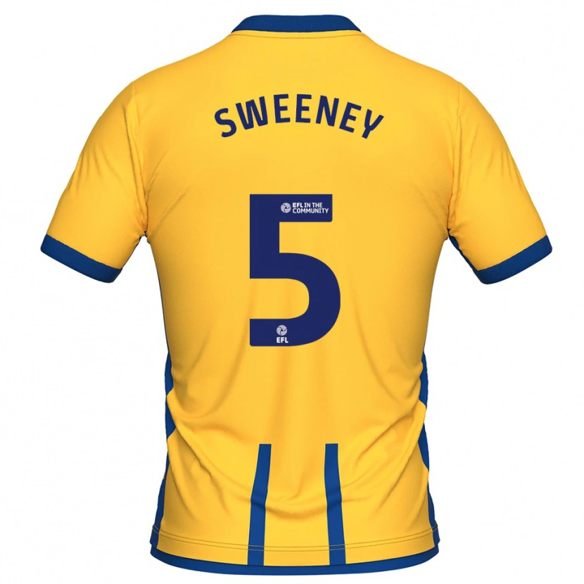 Danxen Damen Ryan Sweeney #5 Gelb Blau Heimtrikot Trikot 2025/26 T-Shirt Österreich