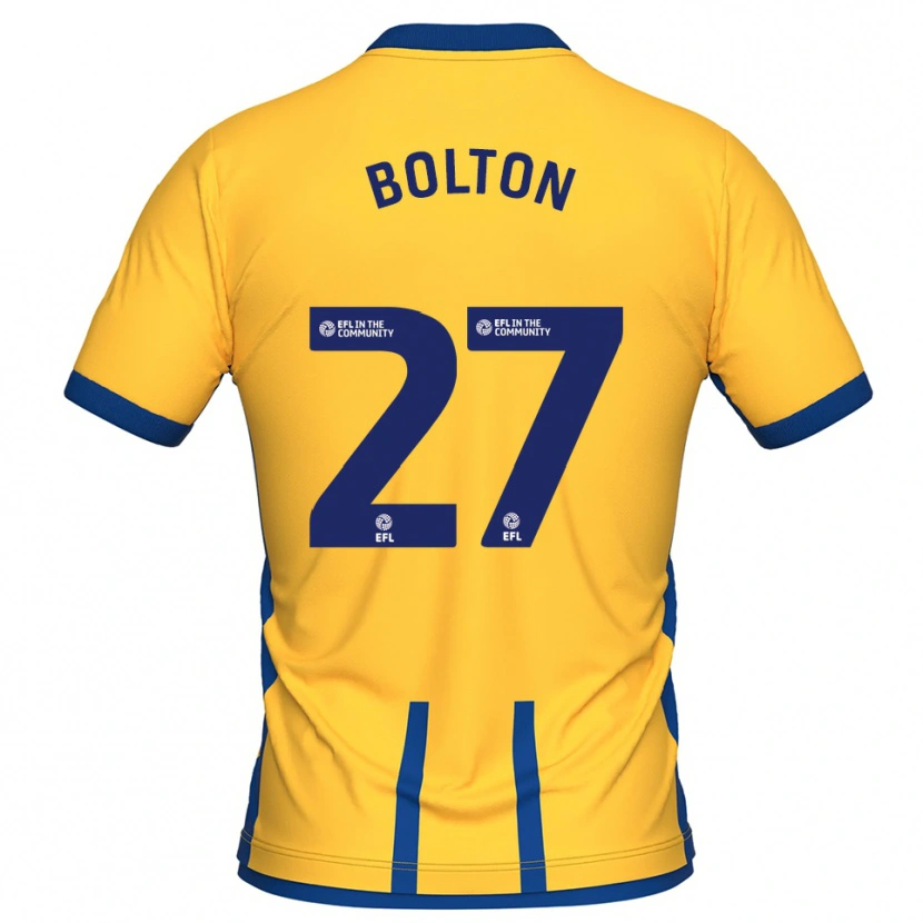 Danxen Damen Luke Bolton #27 Gelb Blau Heimtrikot Trikot 2025/26 T-Shirt Österreich