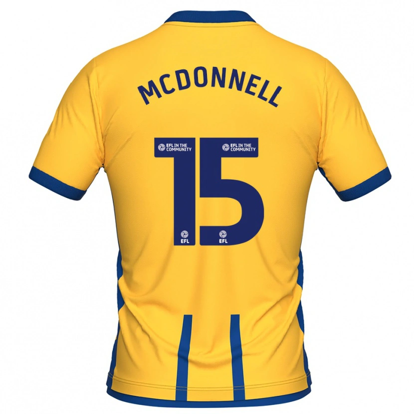 Danxen Damen Jamie Mcdonnell #15 Gelb Blau Heimtrikot Trikot 2025/26 T-Shirt Österreich