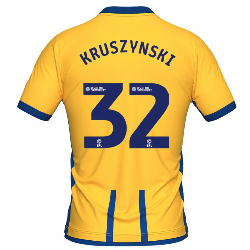 Danxen Damen Jakub Kruszynski #32 Gelb Blau Heimtrikot Trikot 2025/26 T-Shirt Österreich