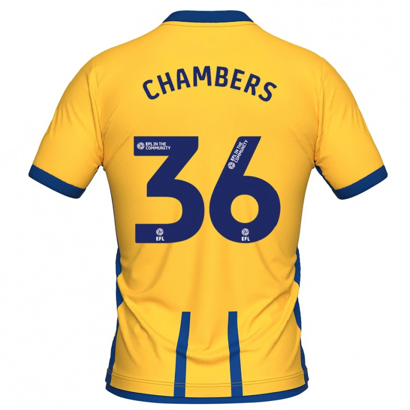 Danxen Damen Jayden Chambers #36 Gelb Blau Heimtrikot Trikot 2025/26 T-Shirt Österreich