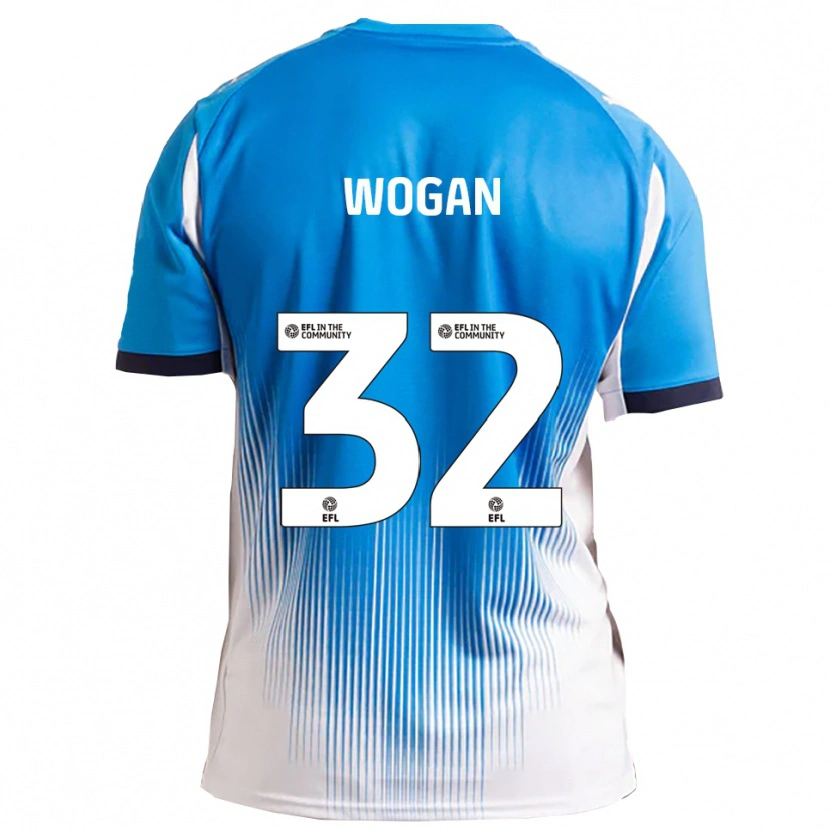 Danxen Damen Andrew Wogan #32 Blau Weiß Heimtrikot Trikot 2025/26 T-Shirt Österreich