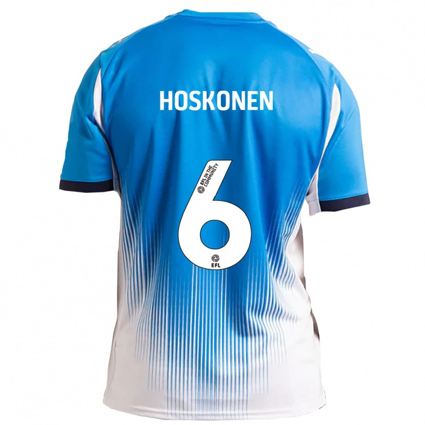 Danxen Damen Arttu Hoskonen #6 Blau Weiß Heimtrikot Trikot 2025/26 T-Shirt Österreich