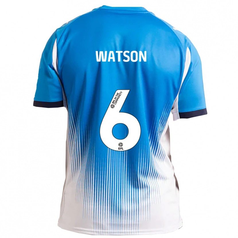 Danxen Damen Rhys Watson #6 Blau Weiß Heimtrikot Trikot 2025/26 T-Shirt Österreich
