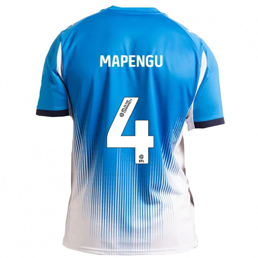 Danxen Damen Nathaniel Mapengu #4 Blau Weiß Heimtrikot Trikot 2025/26 T-Shirt Österreich