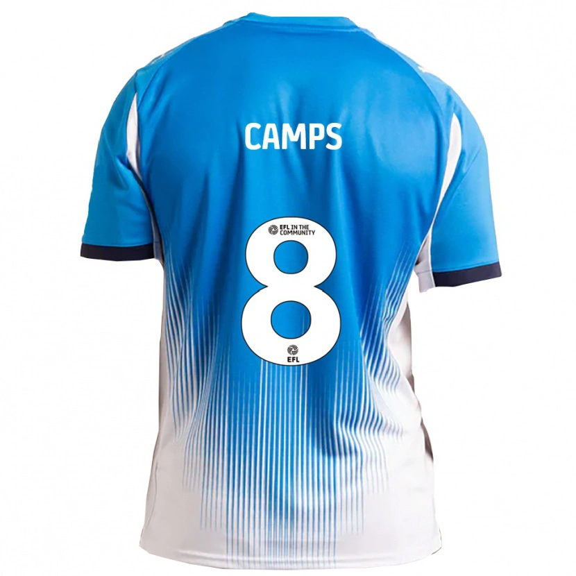 Danxen Damen Callum Camps #8 Blau Weiß Heimtrikot Trikot 2025/26 T-Shirt Österreich