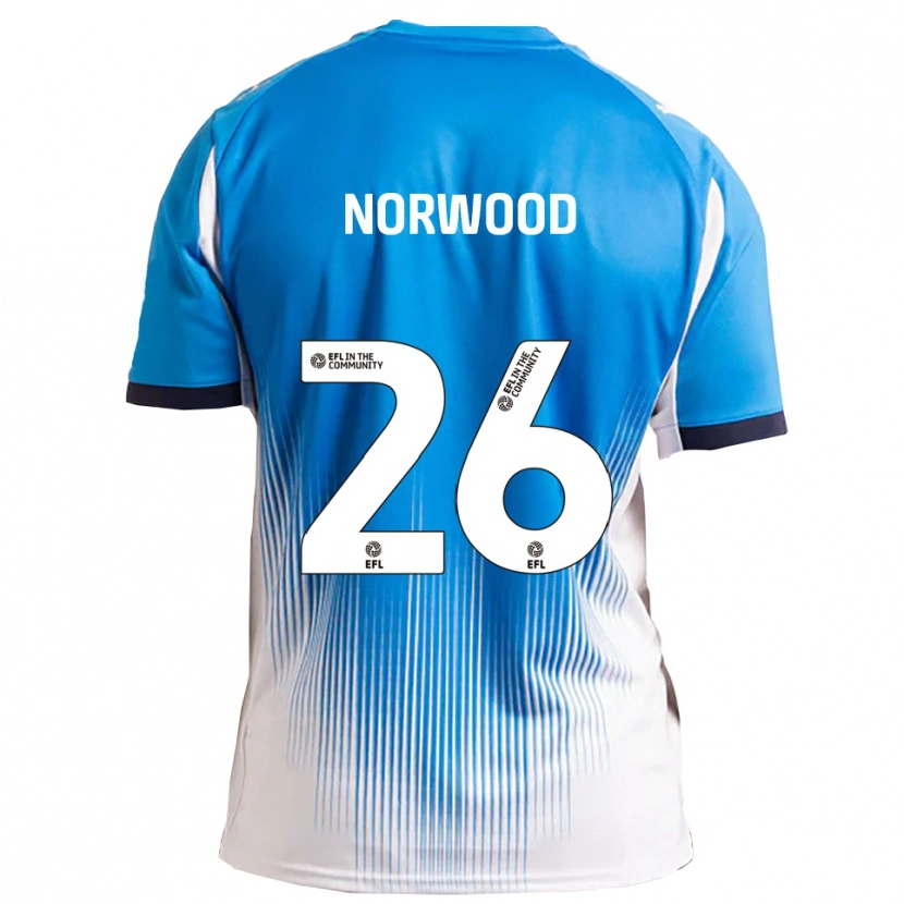 Danxen Damen Oliver Norwood #26 Blau Weiß Heimtrikot Trikot 2025/26 T-Shirt Österreich