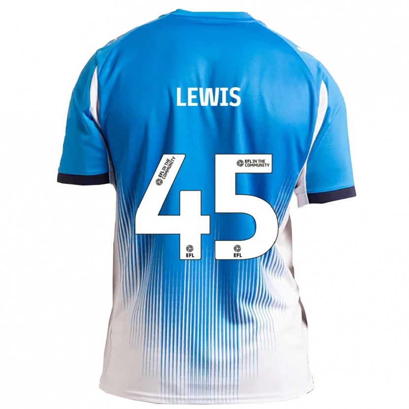 Danxen Damen Jake Lewis #45 Blau Weiß Heimtrikot Trikot 2025/26 T-Shirt Österreich