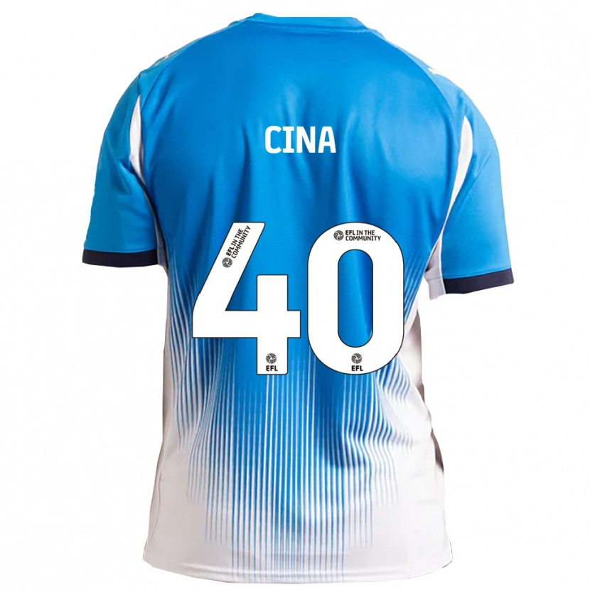 Danxen Damen Bruno Cina #40 Blau Weiß Heimtrikot Trikot 2025/26 T-Shirt Österreich
