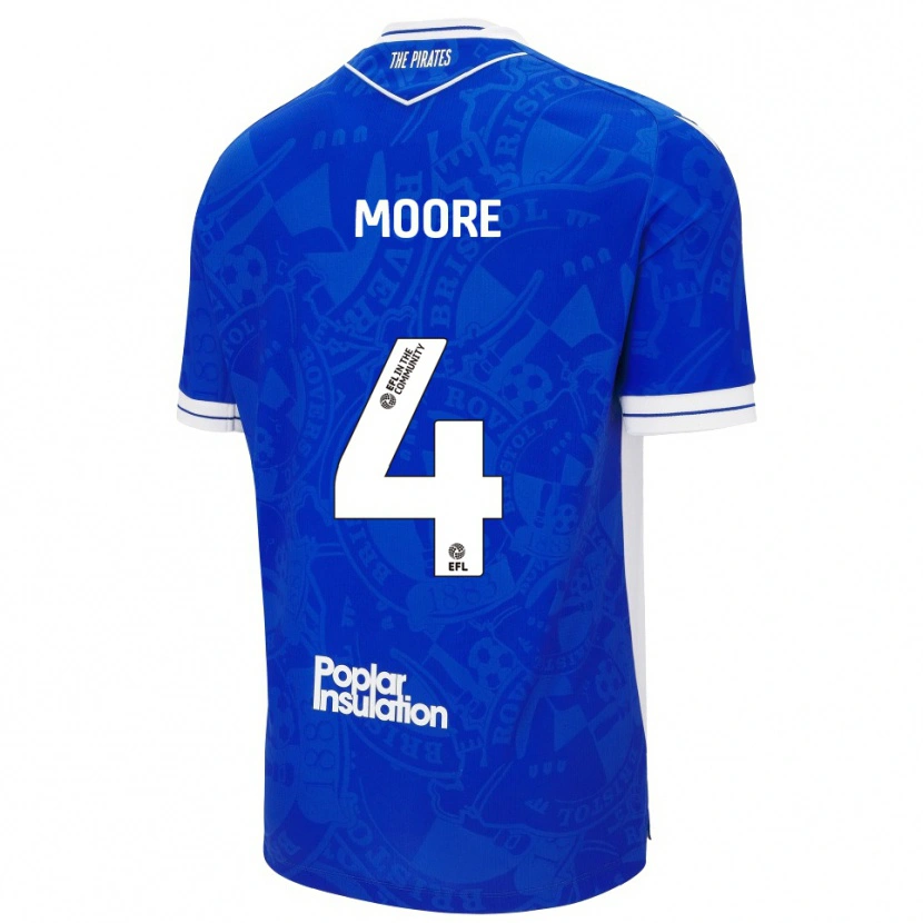 Danxen Damen Taylor Moore #4 Blau Weiß Heimtrikot Trikot 2025/26 T-Shirt Österreich