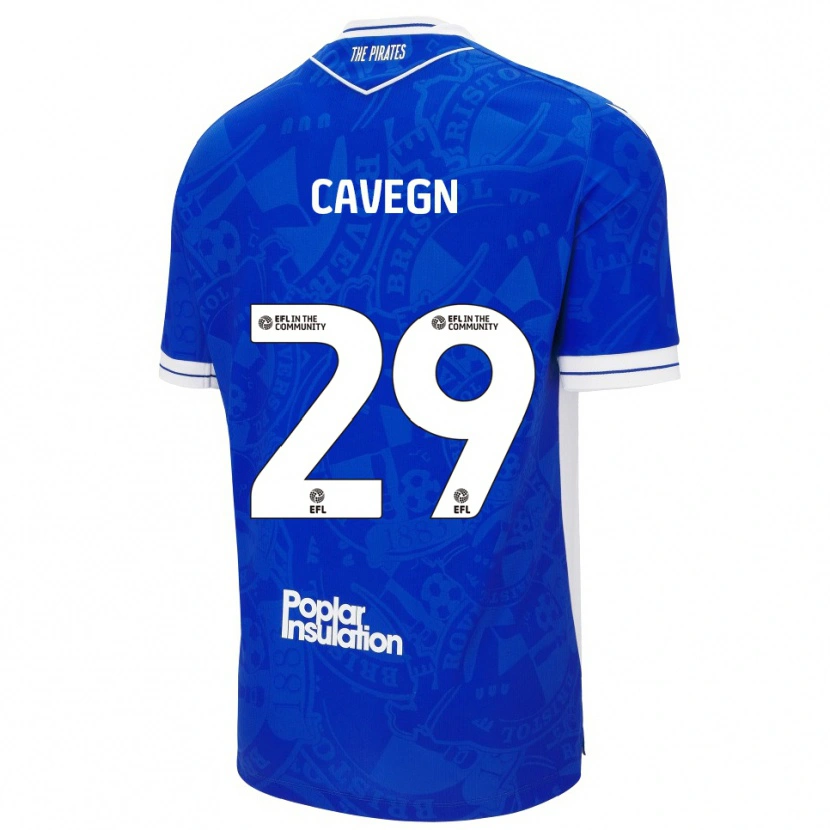 Danxen Damen Fabrizio Cavegn #29 Blau Weiß Heimtrikot Trikot 2025/26 T-Shirt Österreich