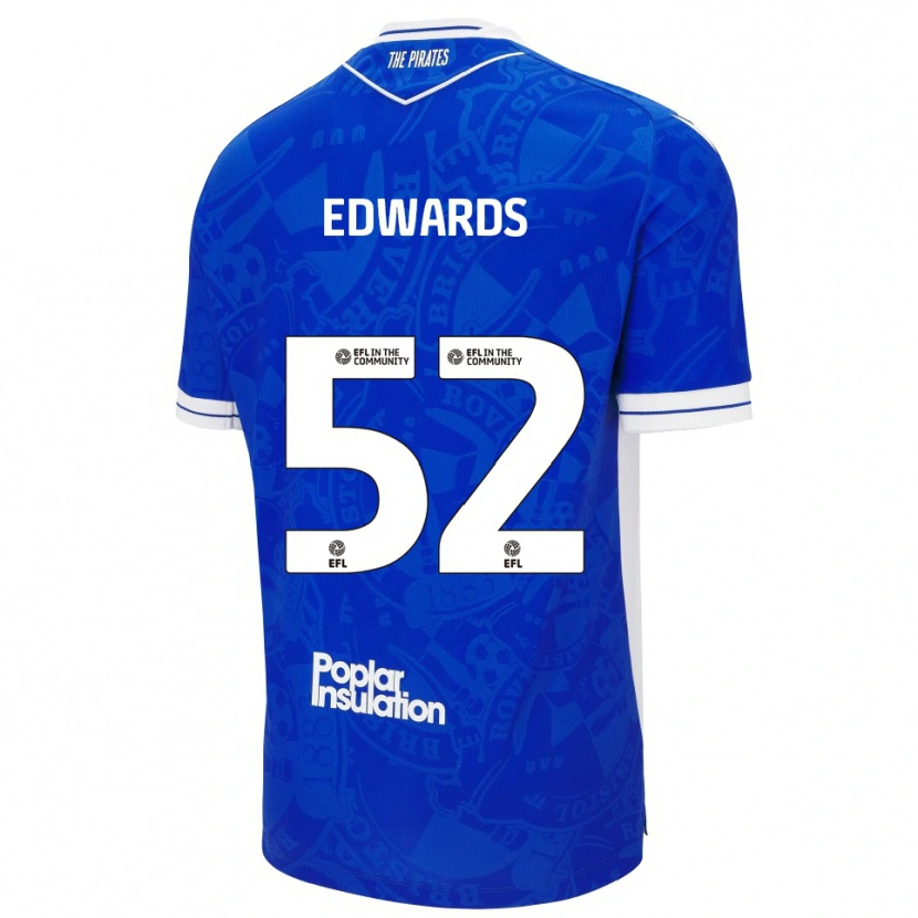 Danxen Damen Max Edwards #52 Blau Weiß Heimtrikot Trikot 2025/26 T-Shirt Österreich