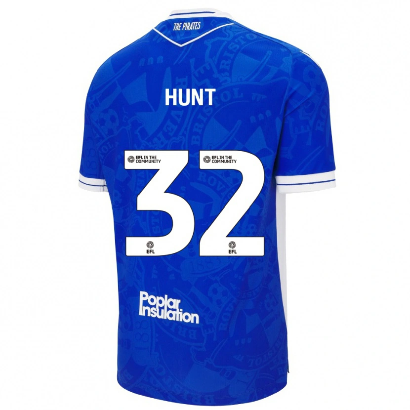 Danxen Damen Jack Hunt #32 Blau Weiß Heimtrikot Trikot 2025/26 T-Shirt Österreich