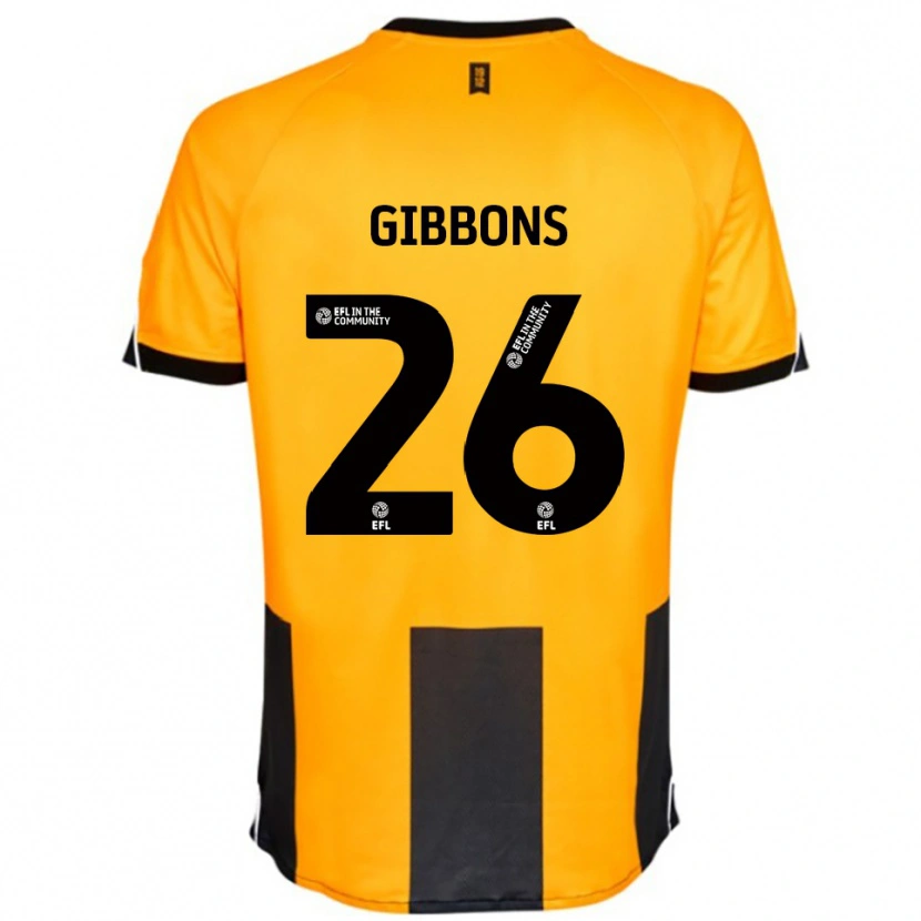 Danxen Damen James Gibbons #26 Orange Schwarz Heimtrikot Trikot 2025/26 T-Shirt Österreich