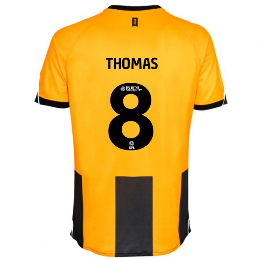 Danxen Damen George Thomas #8 Orange Schwarz Heimtrikot Trikot 2025/26 T-Shirt Österreich