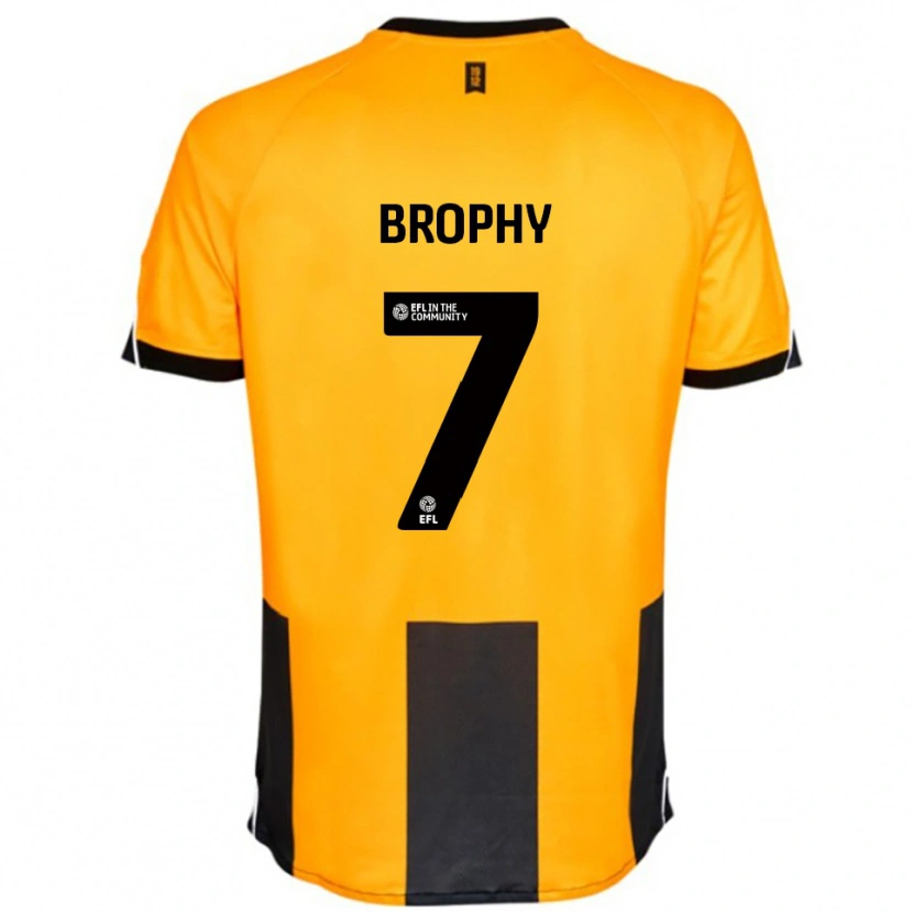Danxen Damen James Brophy #7 Orange Schwarz Heimtrikot Trikot 2025/26 T-Shirt Österreich