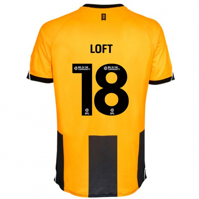 Danxen Damen Ryan Loft #18 Orange Schwarz Heimtrikot Trikot 2025/26 T-Shirt Österreich