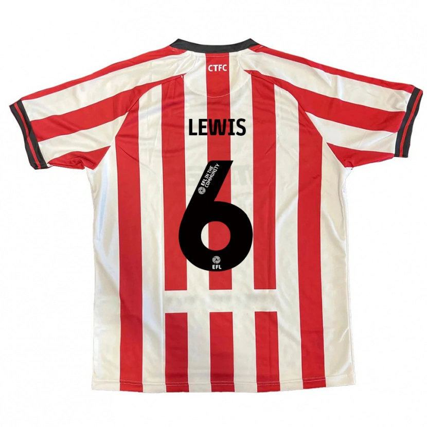Danxen Damen Megan Lewis #6 Rot Weiß Schwarz Heimtrikot Trikot 2025/26 T-Shirt Österreich