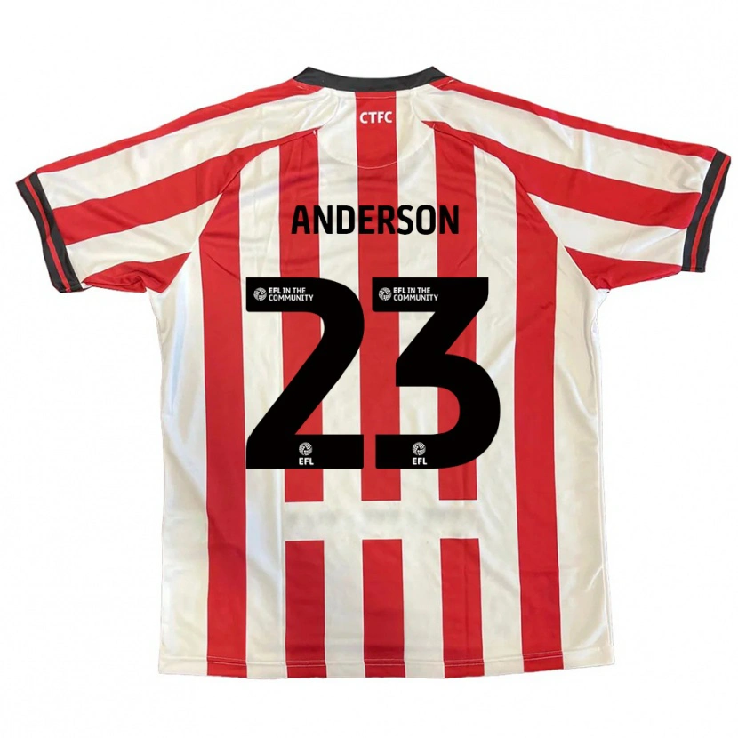 Danxen Damen Taine Anderson #23 Rot Weiß Schwarz Heimtrikot Trikot 2025/26 T-Shirt Österreich