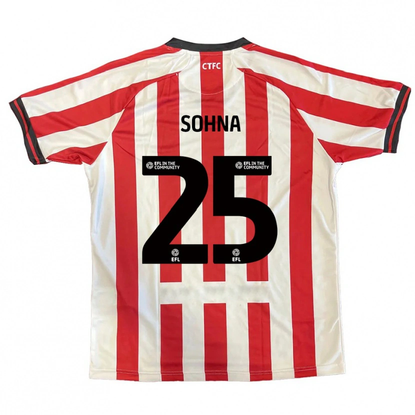 Danxen Damen Harrison Sohna #25 Rot Weiß Schwarz Heimtrikot Trikot 2025/26 T-Shirt Österreich