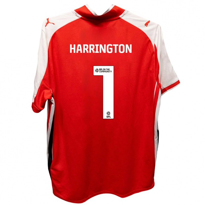 Danxen Damen David Harrington #1 Rot Weiß Heimtrikot Trikot 2025/26 T-Shirt Österreich