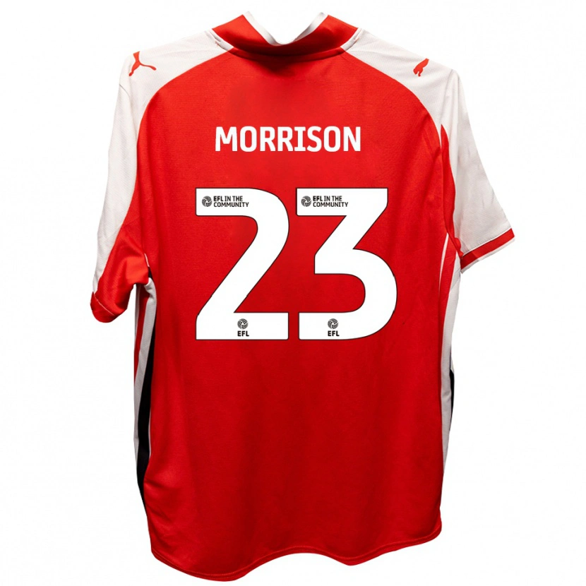 Danxen Damen George Morrison #23 Rot Weiß Heimtrikot Trikot 2025/26 T-Shirt Österreich