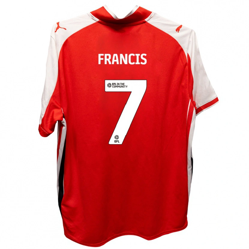 Danxen Damen Dannen Francis #7 Rot Weiß Heimtrikot Trikot 2025/26 T-Shirt Österreich