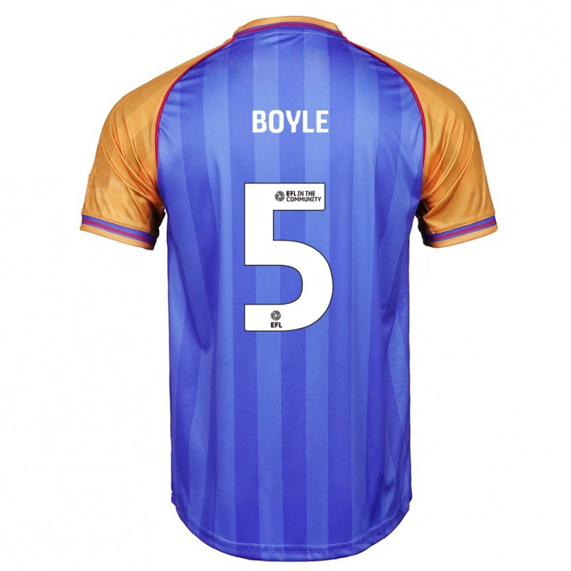 Danxen Damen Will Boyle #5 Blau Orange Heimtrikot Trikot 2025/26 T-Shirt Österreich