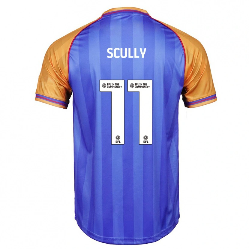 Danxen Damen Anthony Scully #11 Blau Orange Heimtrikot Trikot 2025/26 T-Shirt Österreich