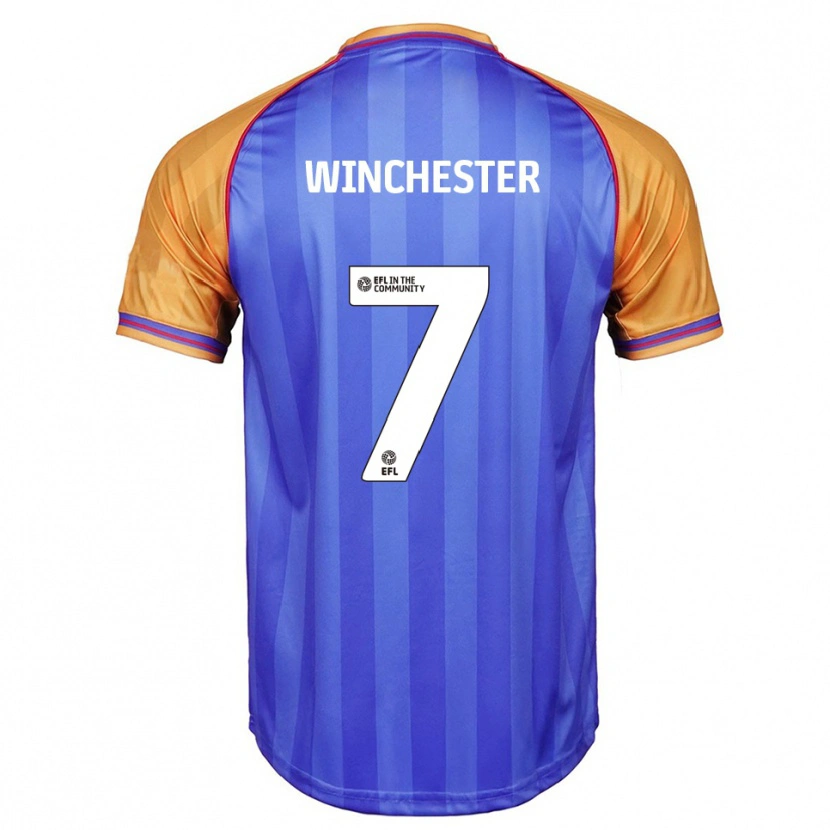 Danxen Damen Carl Winchester #7 Blau Orange Heimtrikot Trikot 2025/26 T-Shirt Österreich