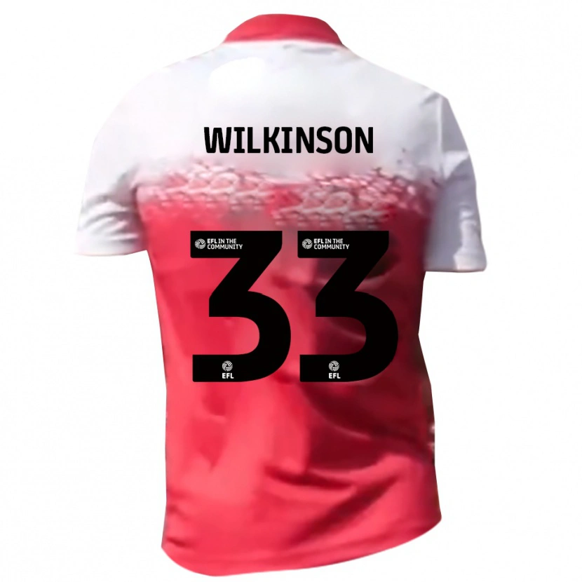 Danxen Damen Finlay Wilkinson #33 Rot Weiß Heimtrikot Trikot 2025/26 T-Shirt Österreich