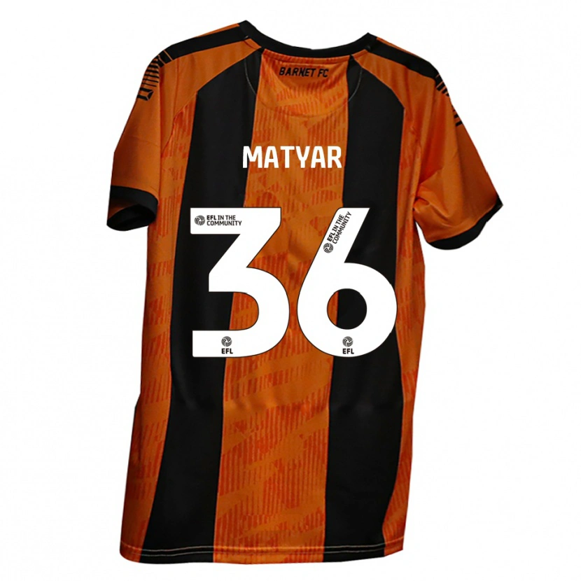Danxen Damen Rohat Matyar #36 Orange Schwarz Heimtrikot Trikot 2025/26 T-Shirt Österreich