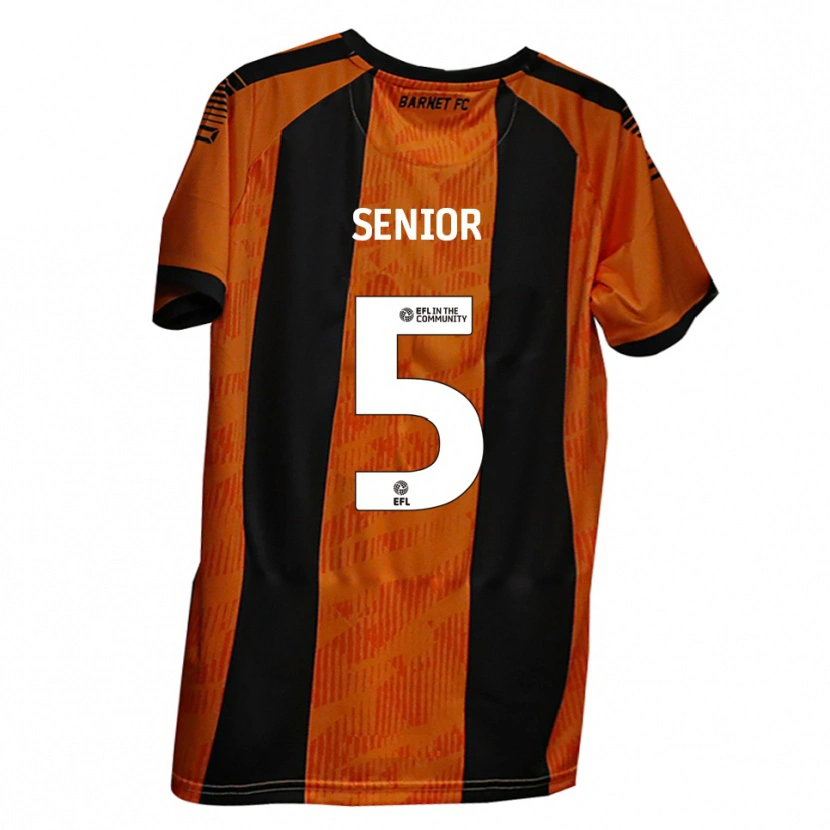 Danxen Damen Adam Senior #5 Orange Schwarz Heimtrikot Trikot 2025/26 T-Shirt Österreich
