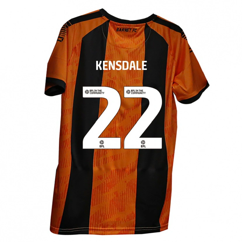 Danxen Damen Ollie Kensdale #22 Orange Schwarz Heimtrikot Trikot 2025/26 T-Shirt Österreich