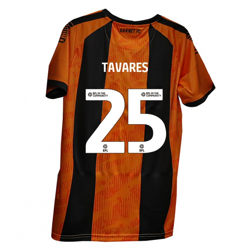 Danxen Damen Nikola Tavares #25 Orange Schwarz Heimtrikot Trikot 2025/26 T-Shirt Österreich