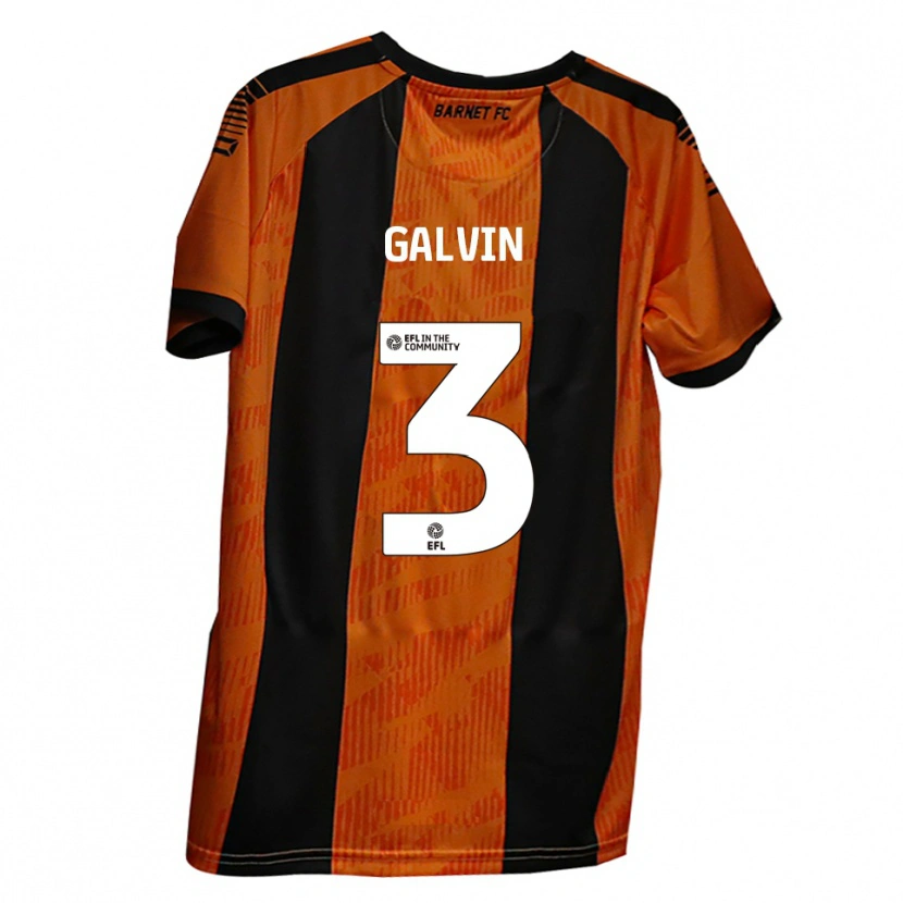 Danxen Damen Ryan Galvin #3 Orange Schwarz Heimtrikot Trikot 2025/26 T-Shirt Österreich