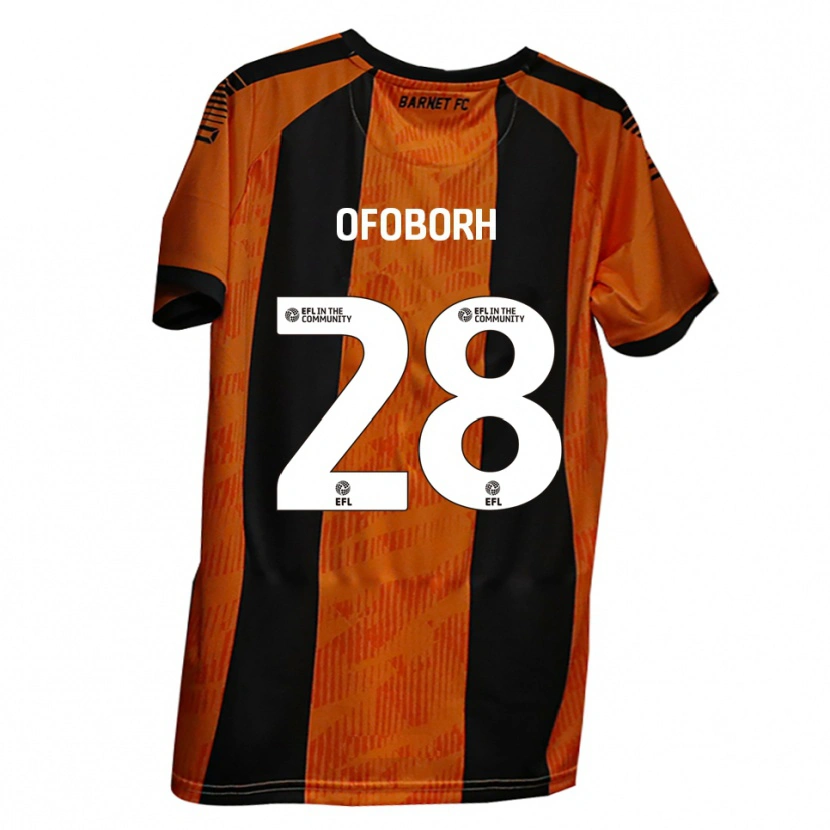 Danxen Damen Nnamdi Ofoborh #28 Orange Schwarz Heimtrikot Trikot 2025/26 T-Shirt Österreich