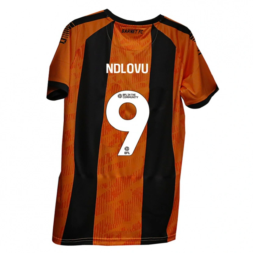 Danxen Damen Lee Ndlovu #9 Orange Schwarz Heimtrikot Trikot 2025/26 T-Shirt Österreich