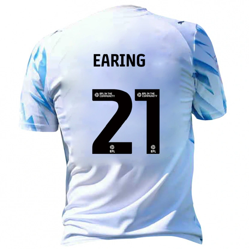 Danxen Damen Jack Earing #21 Weiß Himmelblau Heimtrikot Trikot 2025/26 T-Shirt Österreich